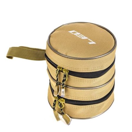 Pyöreä kalastuskelalaukku Canvas-kalastuskelalaukku DOUBLE LAYER