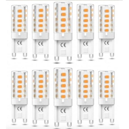 G9 LED Lights 5W - Warm White - 10 Pack