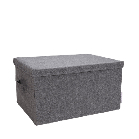 Bigso Box of Sweden med lock, medium Förvaring Grå 40X30X22CM