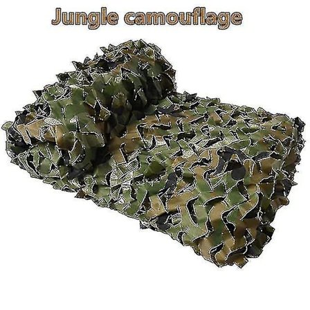 3x5m 3x8m 3x10m 4x5m Forstærket camouflage net Swimming pool Strandpavillon Have solbeskyttelse Camouflage net 7 farver Jungle camouflage