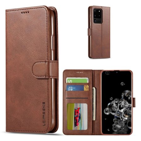 LC.IMEEKE Samsung Galaxy S20 Ultra Flip Etui - Kaffe