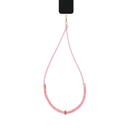 Cord Phone Strap Multi Pink
