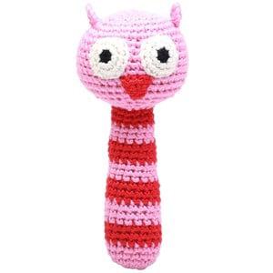 natureZOO Pink Owl Rattle 0 - 24 months - First toys and baby toys - 0 - 24 months - Pink - Junge - Rattle
