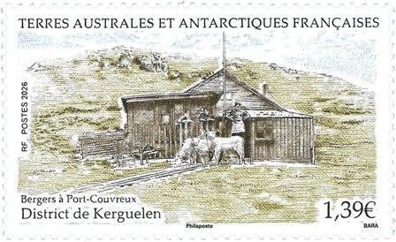 Fransk Antarktis - Bergers à Port-Couvreux - Postfrisk frimærke