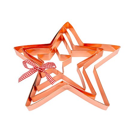 CACAS Utstikkere Stjerner 4deler 10-25cm