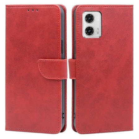 Telefon Læder Etui til Motorola Moto G73 5G Stødsikkert Wallet Stand Telefon Cover
