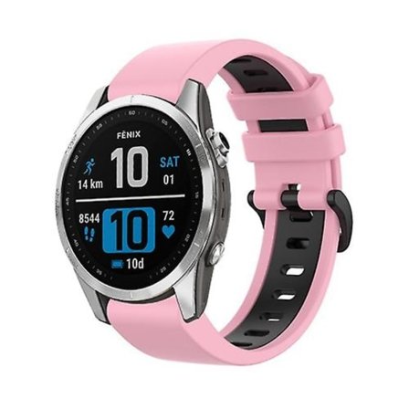 För Garmin Fenix ​​7s 22mm silikon watch i två färger