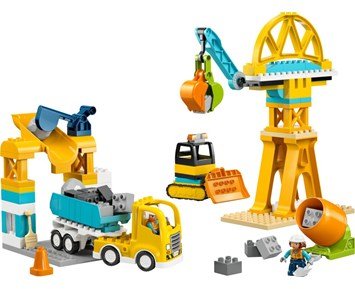 LEGO-DUPLO Town 3-i-1 Byggeplass med anleggsmaskiner 10476-LEGO DUPLO 3-i-1 Byggeplass med anleggsmaskiner 10476-LEGO-LEGO