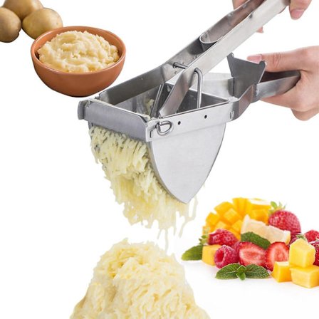 Kartoffelmoser i Rustfrit Stål - Saftpresser til Babymad