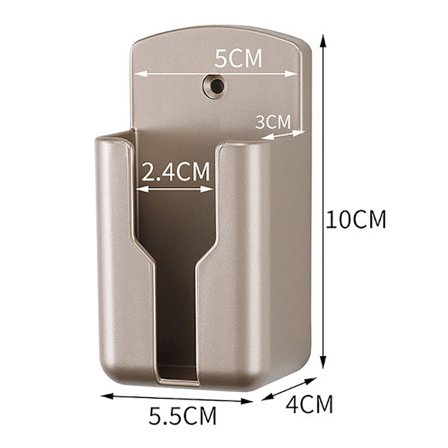 Kaukosäätimen pidike Seinälle kiinnitettävä säilytyslaatikko kosmeettinen kylpyhuone