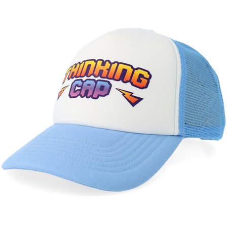 Scenes - Bleu trucker Casquette - Thinking Cap Foam Sky Blue/White Vintage Trucker @ Hatstore