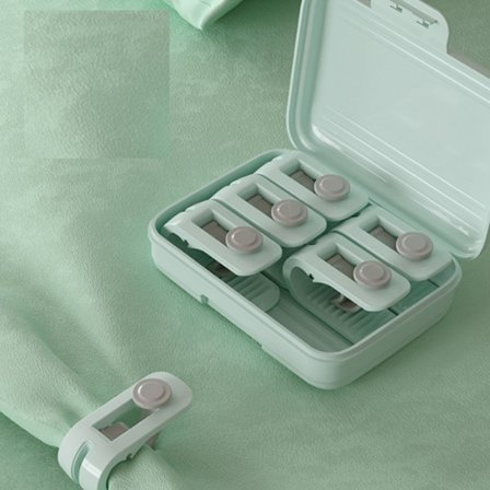 6-delt dyneholder, sengeteppedeksel, dynetrekk, sklisikker