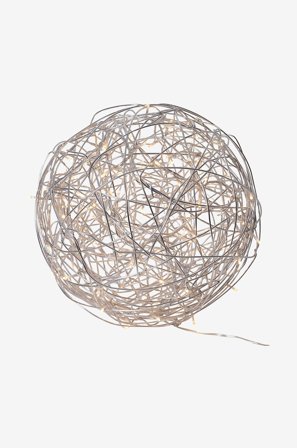 Jotex - Lysslynge TRASSEL Alu.wire 40cm Sølv - Kjøp Dekorativ belysning hos Jotex