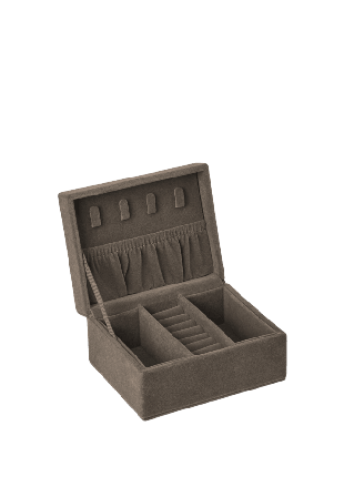 DAY ET Velvet Jewelry Case Small Väskor & plånböcker Dam Brun ONESIZE