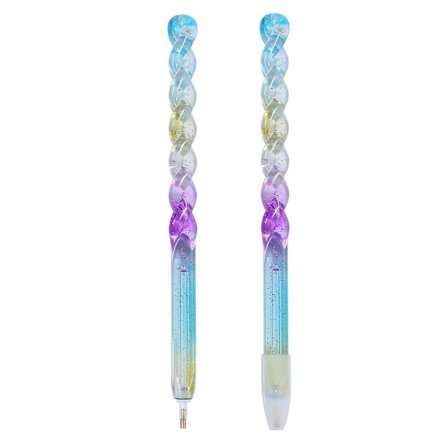 2 stk. 5D DIY Diamantmaleri Point Drill Pen Korssting Em