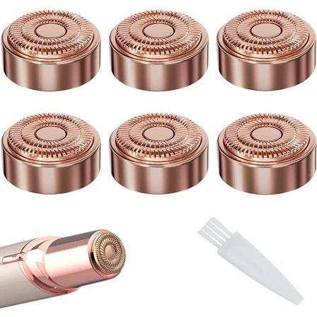 Vaihtoterät yhteensopivat Finishing Touch Flawless Generation 2 -kasvokarvanpoistajan kanssa huulille, leukaan, poskille ja pinnoille Poweka (6 kpl)