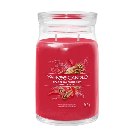 Yankee Candle Signature Jar Candles Sparkling Cinnamon 567g - Candela Profumata