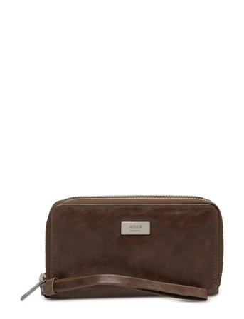 Salerno Wallet Neel Bags Card Holders & Wallets Wallets Brun Adax