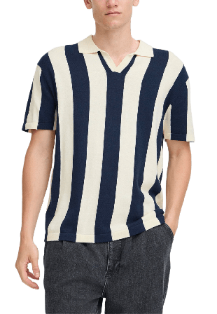 Casual Friday Cffootball Knit Polo sweater Tröjor Herr Vit XL