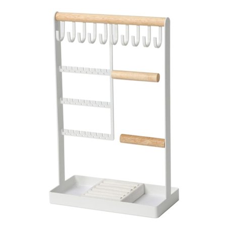 Smykkeorganisator Stativ Metal Ring Holder 4-lags Smykke Tårn