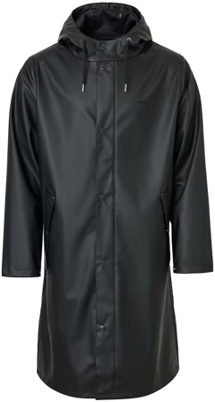 Tretorn Wings Long Rain Jacket Unisex sadetakki, Jet Black