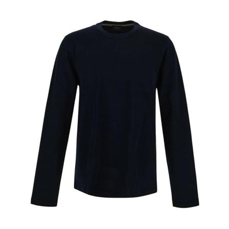 Brioni Long Sleeve T-Shirt Blå, Herre T-shirts