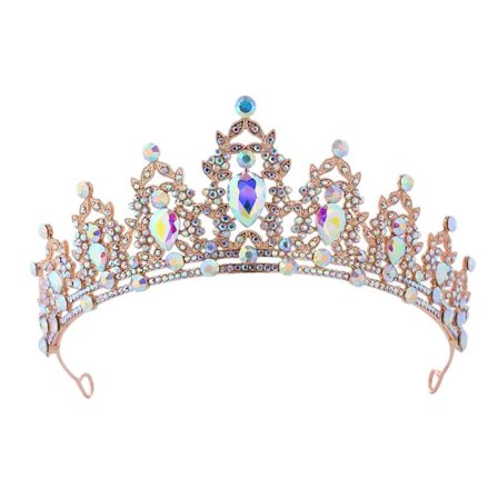 Rhinestone Hair Hoop Hair Crown GOLD AB GOLD AB