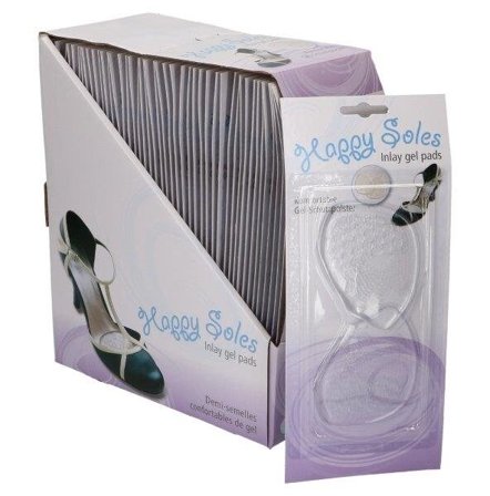 Gel-skoindlæg til forfoden – 2 silikonepuder