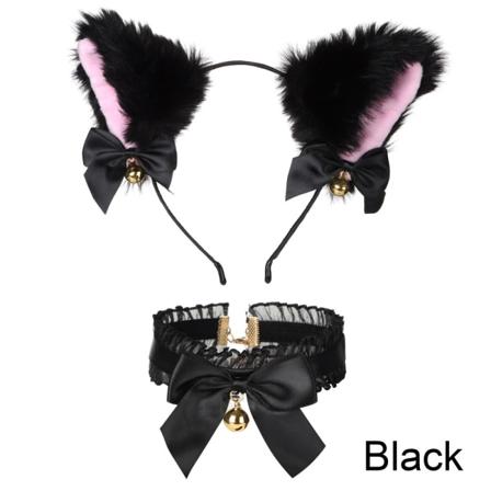 2 St Cat Ear Pannband Fancy Halloween Dress Hårband