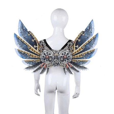Halloween dekoration Carnival Party Steampunk kostym Blade Wing