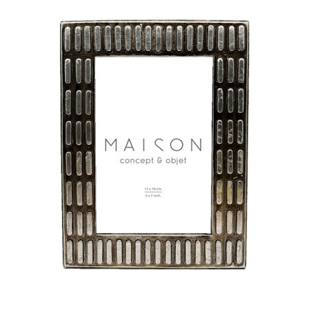 Valokuvakehys 18x23cm Polyresin hopea