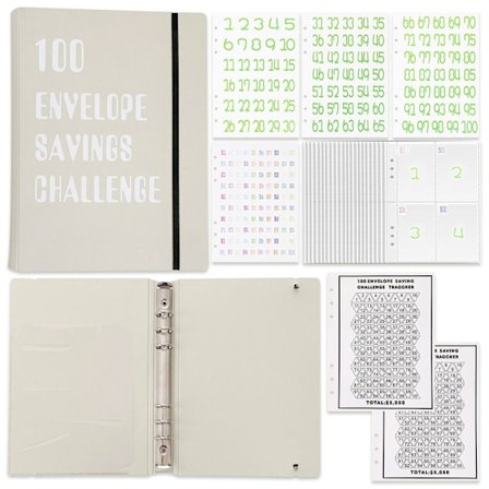 Pärm Budget Planering Notebook Finansiell Plan Kuvert BEIGE