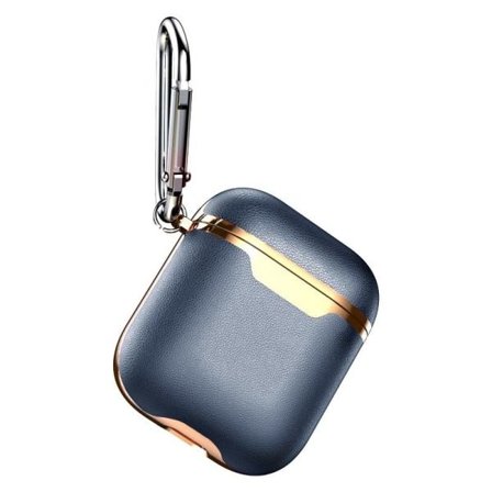Skyddsfodral till Air_sPods-Etui - Blå / Guld Blå