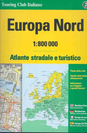 Europa nord. Atlante stradale e turistico 1:800.000 NA
