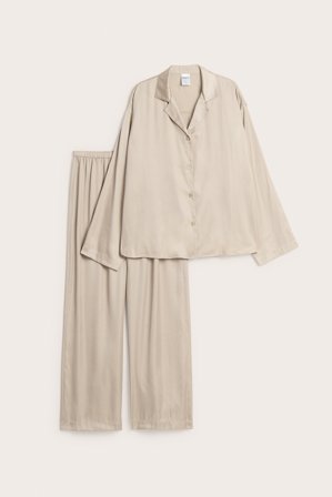 Kappahl | Satiinipyjama | Beige