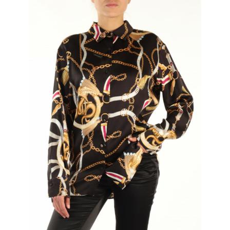 Just Cavalli Shirts Sort, Dame Skjorter