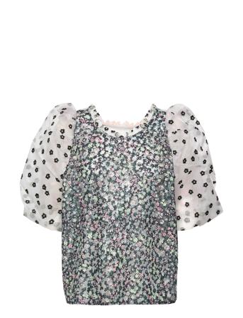 Cadi Blouses Short-sleeved Musta Munthe