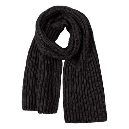 Tykt Strikket Halstørklæde, Langt Kabelstrikket Vinterhalstørklæde til Kvinder og Mænd, Ensfarvet Varmt Sjal, Moderigtigt Tilbehør til Koldt Vejr Un