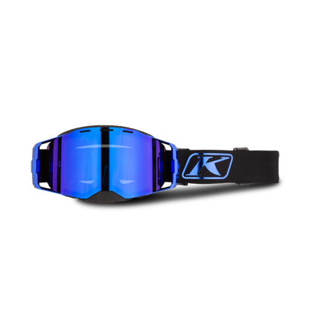 Klim Edge Focus Snöskoterglasögon Focus Blå Krom