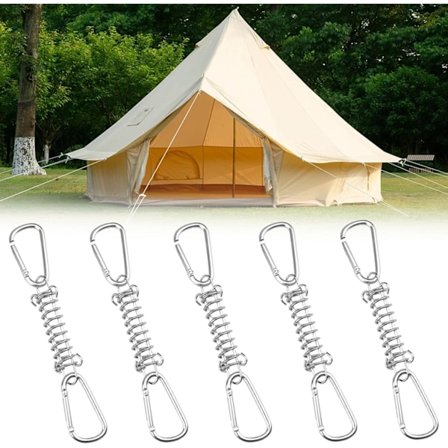 Fjærspenne, Fjærspenne, Solseilfeste, Fjærmotstand Tau Spenne, Solseil Strammer, For Utendørs Camping, Fotturer Trav