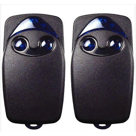 2 x Flo2r-s 433.92 MHz 2-knaps Elektrisk Garageport Fjernbetjening Kompatibel med Nice Fjernbetjening til Garageport [DB]