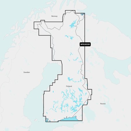 Carta nautica elettronica Navionics Nav+ EU055R - Laghi della Finlandia