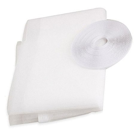 Myggnät för fönster 180x150 cm + skruvar