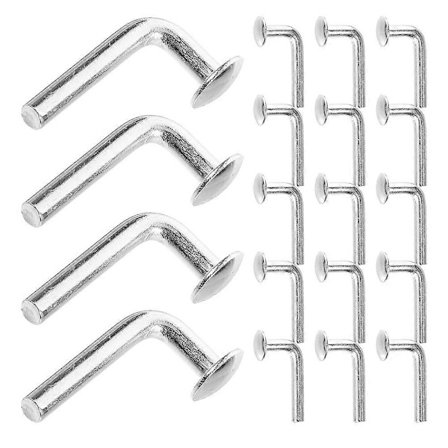 50 stk. Palle Reol Drop Pin Heavy Duty J Bolt Sikkerhed Universal Pin Jern Palle Reol Sikkerhedsbolt Til Lagerbygninger Industriel Brug [BR]