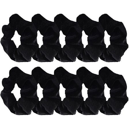 Stoff Hår Scrunchie Fløyel Gummibånd Hårbånd Tau Tilbehør