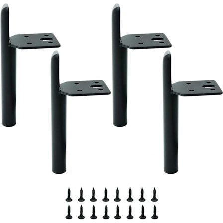 4 stk. DIY møbelben, metallben, møbelben, jern