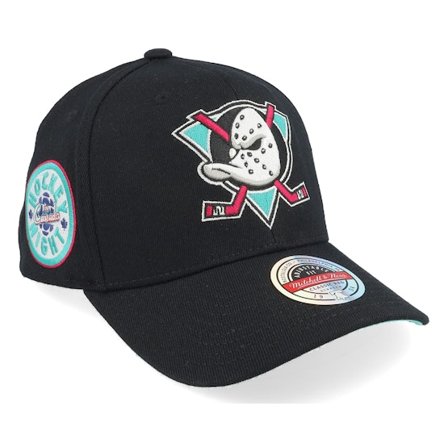 Mitchell & Ness - NHL Svart adjustable Keps - Hatstore Exclusive x Anaheim Ducks Hockey Night Black Adjustable @ Hatstore