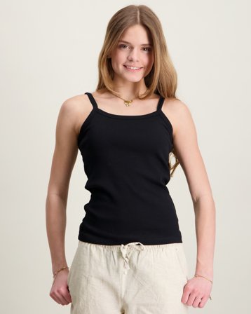 LMTD NLFHINAJA STRAP TOP Svart Toppar/Blusar Tjej - Kids Brand Store