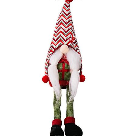 Joulutontut Pehmolelu Täytetty Tonttunukke Koristeet, Söpöt Istuvat Tontut, Käsintehdyt Joululahjat