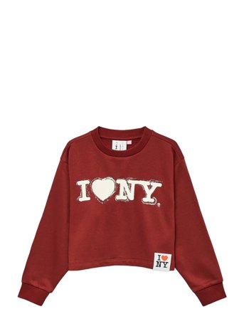Vero Moda Girl | Vmnewyork Red Ls Short Sweat Jrs Girl | 134/140
